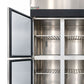 6 puertas Dual Refrigerador Industrial