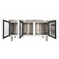 Mantenedor 1.8m Mesón Refrigerado 3 Puertas Vidrio