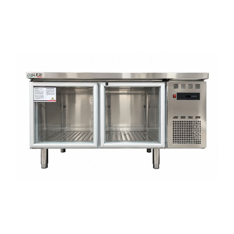 Mantenedor 1.5m Mesón Refrigerado Vidrio