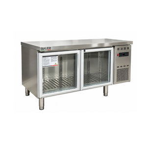 Congelador 1.5m Dual Mesón Refrigerado Vidrio